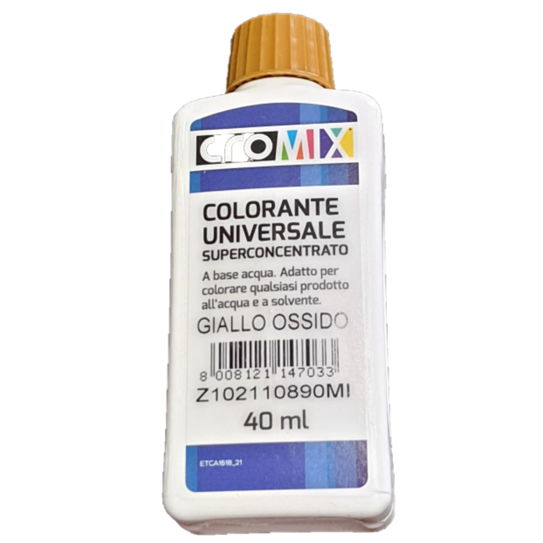 COLORANTE universale CROMOLOGY CROMIX colore GIALLO OSSIDO - PITTURE MURALI  - PLF