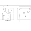 BIDET monoforo BERLIN bianco MOOD CERAMIC