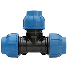 T per tubo polietilene IRRITEC CONNECTO PLUS diametro mm 25