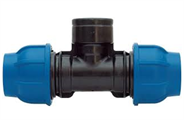 T per tubo polietilene IRRITEC CONNECTO PLUS diametro mm 40x11/4