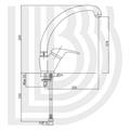 MONOCOMANDO miscelatore lavello BIANCHI serie STAR
