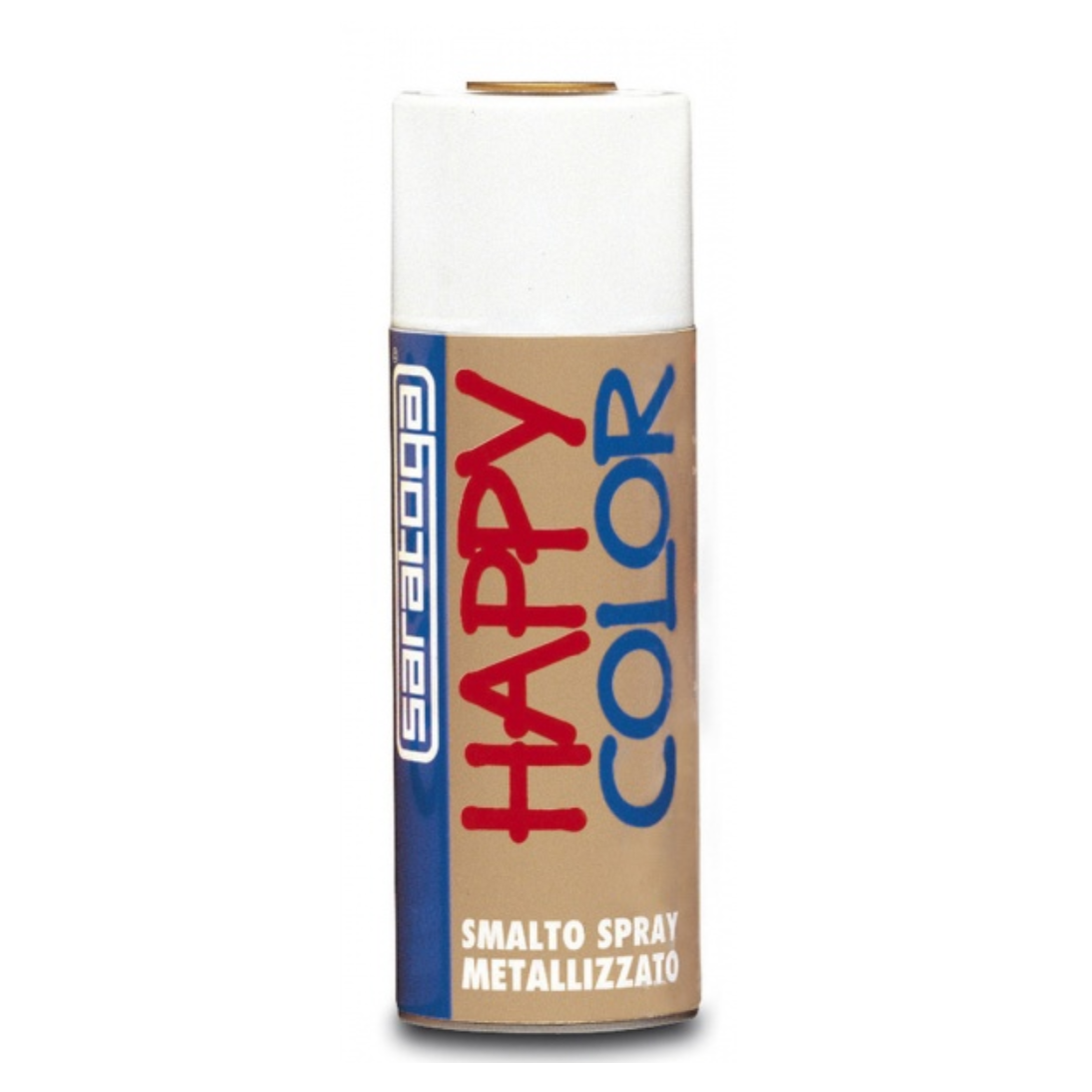 Saratoga Happy Color – Bomboletta Vernice Spray 400ml, Colore 081 Grigio Blu RAL 7031, Smalto Acrilico Per Interni/Esterni