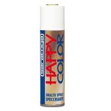 vernice spray SARATOGA HAPPY COLOR SPECCHIANTE colore ACCIAIO
