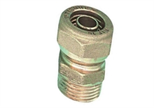 RACCORDO per tubo PEX RETICOLATO maschio 1/2x18 mm