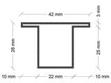 TUBOLARE per serramenti serie 11B (T piccolo)