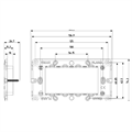 SUPPORTO a 4 moduli VIMAR serie PLANA