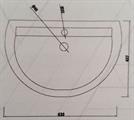 LAVABO cm 65 BERLIN MOOD CERAMIC bianco