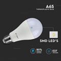 LAMPADA a LED VT-2015 230V E27 15W bulb A65 B.CO NATURALE