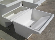 LAVATOIO in cemento bianco FERRICEM cm 55x50
