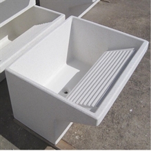 LAVATOIO in cemento bianco FERRICEM cm 80x70