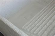 VASCA in cemento bianco uso lavanderia FERRICEM cm 80x70
