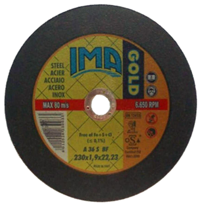 DISCO taglio METALLO per smerigliatrice IMA
