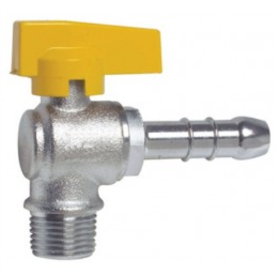 RUBINETTO a SFERA per GAS 1/2 M con portagomma
