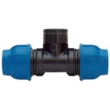 T per tubo polietilene IRRITEC CONNECTO PLUS diametro mm 50x11/2