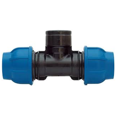 T per tubo polietilene IRRITEC CONNECTO PLUS diametro mm 50x11/2