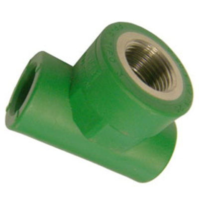 T per tubo PPR femmina/femmina mm 20x1/2