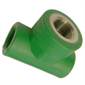 T per tubo PPR femmina/femmina mm 20x1/2