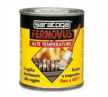 SMALTO GEL VERNICE SARATOGA FERNOVUS ALTE TEMPERATURE ml 250 alluminio