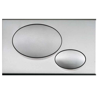 PLACCA di comando ERREPIERRE DIVA colore CROMO SATINATO