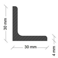 ANGOLARE in ferro mm 30x30