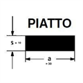 FERRO pieno PIATTO mm 30X10
