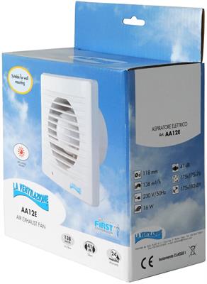 ASPIRATORE ELICOIDALE da incasso LA VENTILAZIONE diametro mm 120