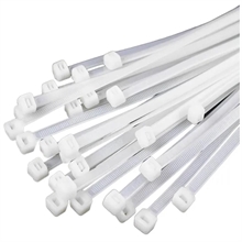 FASCETTE LARGHE per CABLAGGI bianche cm 20