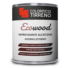ECOWOOD impregnante all'acqua INCOLORE ml 750 colorificio TIRRENO