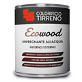 ECOWOOD impregnante all'acqua NOCE CALDO ml 750 colorificio TIRRENO