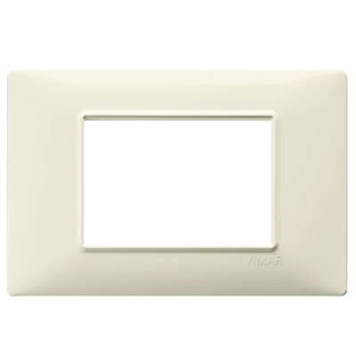 PLACCA a 3 moduli VIMAR serie PLANA BEIGE