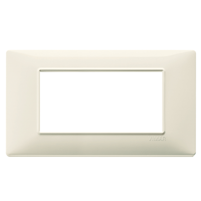 PLACCA a 4 moduli VIMAR serie PLANA BEIGE