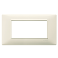 PLACCA a 4 moduli VIMAR serie PLANA BEIGE