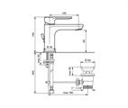 MISCELATORE LAVABO NEFER CROMO EMMEVI RUBINETTERIE