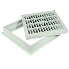 GRIGLIA in pvc con telaio cm 30x30
