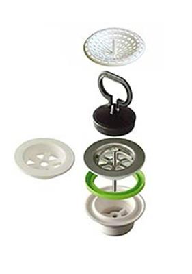 PILETTA in pvc per lavello in porcellana 1 1/4