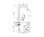MISCELATORE LAVABO RAMSES CROMO EMMEVI RUBINETTERIE