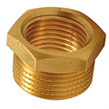 RIDUZIONE in ottone giallo maschio/femmina 1x3/4
