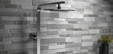 RIVESTIMENTO EFFETTO PIETRA CERAMICA RONDINE CUBICS Grey cm 15 x 61 gres muretto