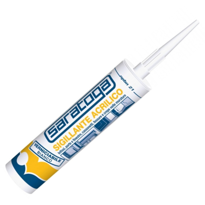 SILICONE acrilico bianco SARATOGA