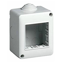 CUSTODIA a PARETE 2 moduli IP40 VIMAR serie ARCHE' EIKON PLANA PLANA