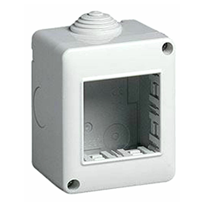 CUSTODIA a PARETE 2 moduli IP40 VIMAR serie ARCHE' EIKON PLANA PLANA