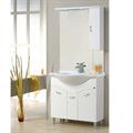COMPOSIZIONE MOBILE BAGNO CHIARA 85 CM: BASE 3 ANTE + LAVABO + SPECCHIERA