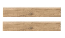 BATTISCOPA in GRES CERAMICA RONDINE VISUAL MIELE cm 8x45