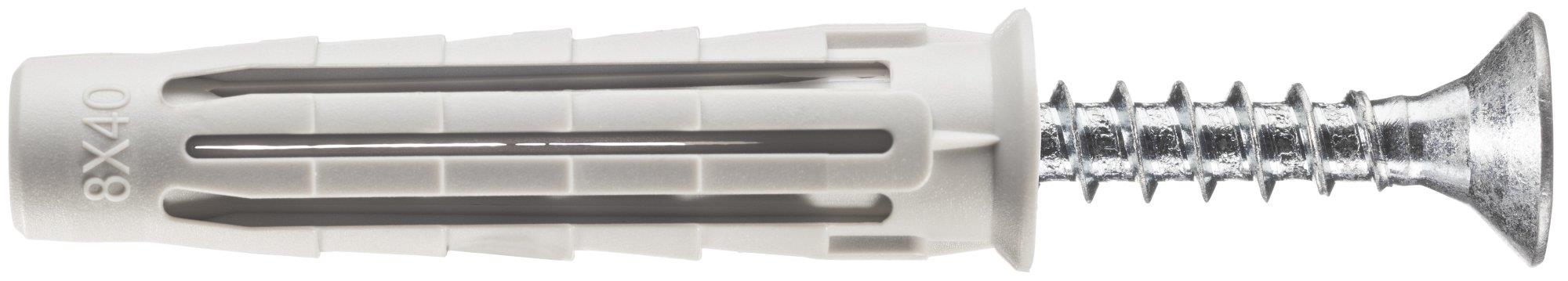 TASSELLO in plastica con vite diametro mm 10
