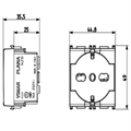PRESA universale 10A/16A/UNEL VIMAR serie PLANA