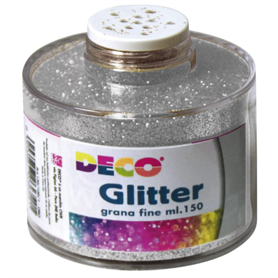 GLITTER in polvere colore ARGENTO