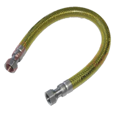 FLESSIBILE metallico con rivestimento uso GAS cm 150