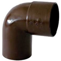 CURVA a 90ø in pvc colore marrone diametro mm 80