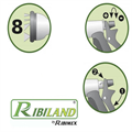 PISTOLA per IRRIGAZIONE multigetto RIBIMEX SOFT TOUCH