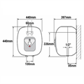 SCALDABAGNO elettrico DIANBOILER litri 30